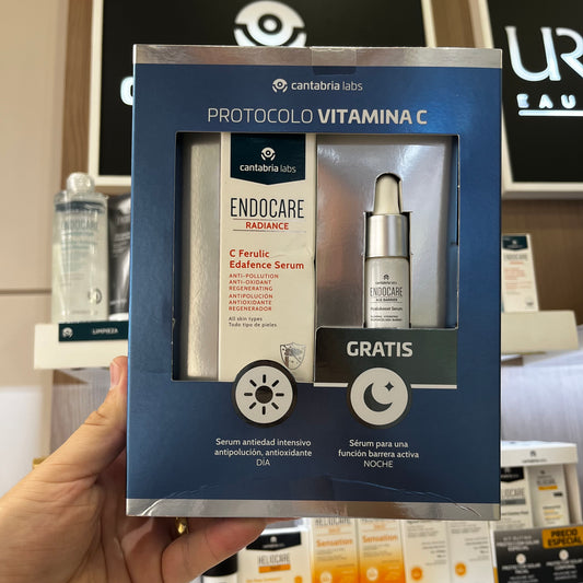 KIT ENDOCARE RADIANCE C FERULIC SERUM + AGE BARRIER SERUM (MINI)