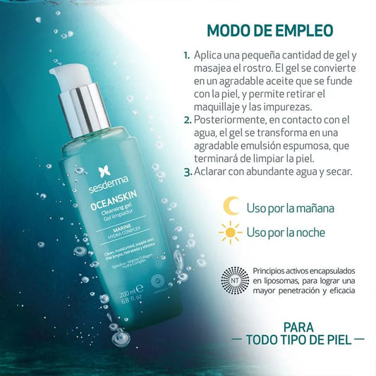 OCEANSKIN GEL LIMPIADOR *200ML