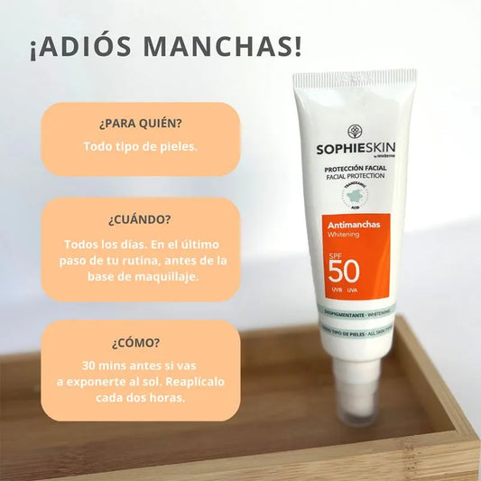 SOPHIESKIN SOLAR FACIAL MANCHAS SPF50