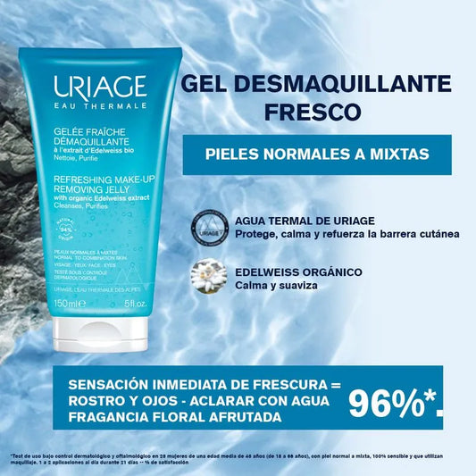 URIAGE AGUA THERMAL GEL DESMAQUILLA *150