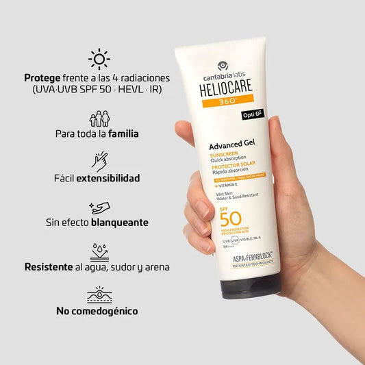 HELIOCARE 360 ADVANCED GEL SPF50 *250ML