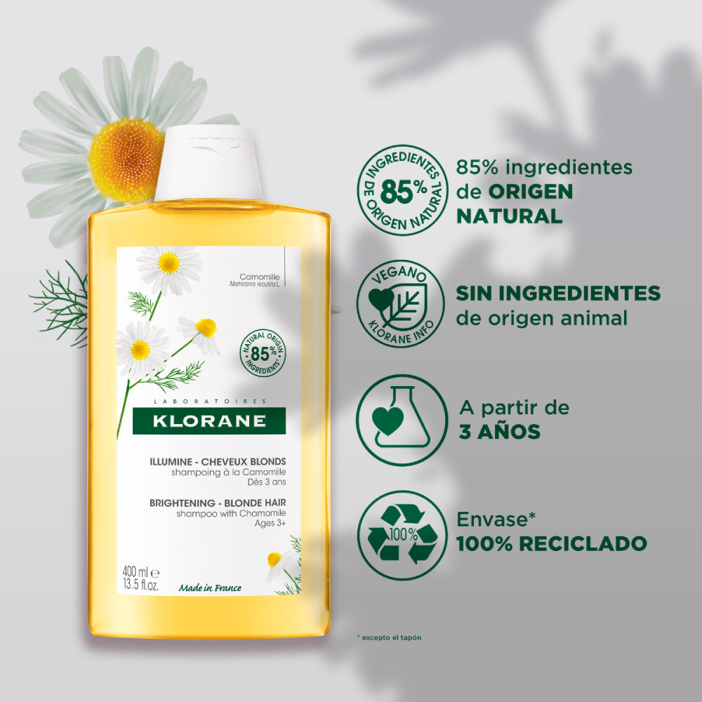 KLORANE SHAMPOO DE MANZANILLA *200 ML