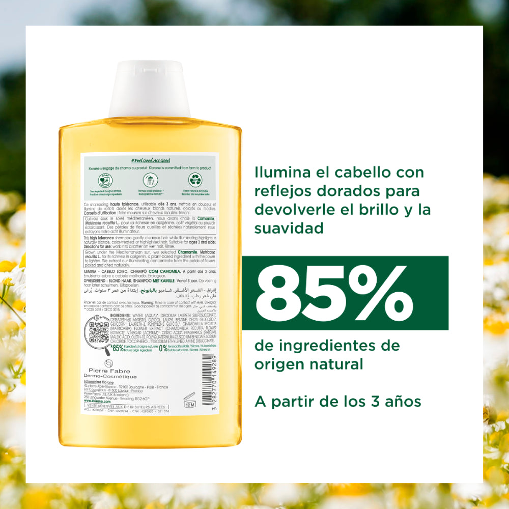 KLORANE SHAMPOO DE MANZANILLA *200 ML