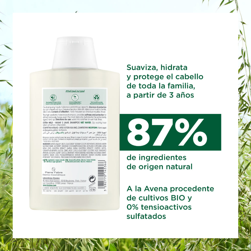KLORANE SHAMPOO DE AVENA *200ML