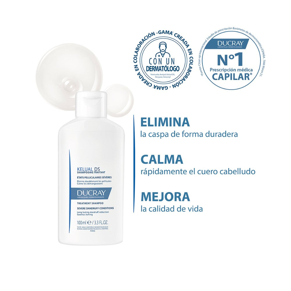DUCRAY KELUAL DS SHAMPOO * 100 ML