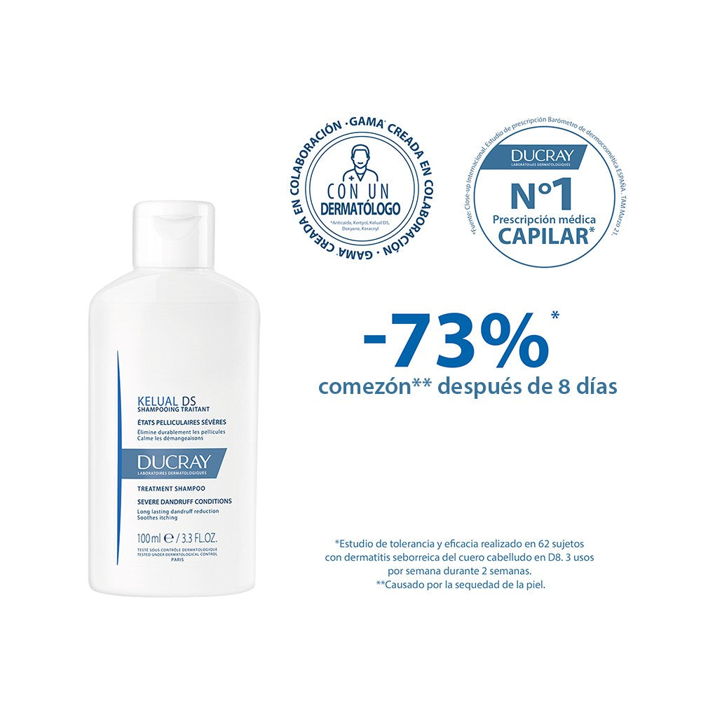 DUCRAY KELUAL DS SHAMPOO * 100 ML