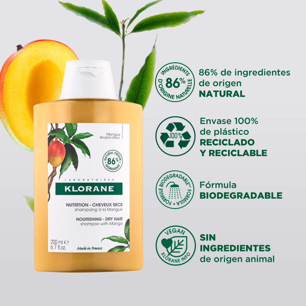 KLORANE SHAMPOO DE MANGO *200ML