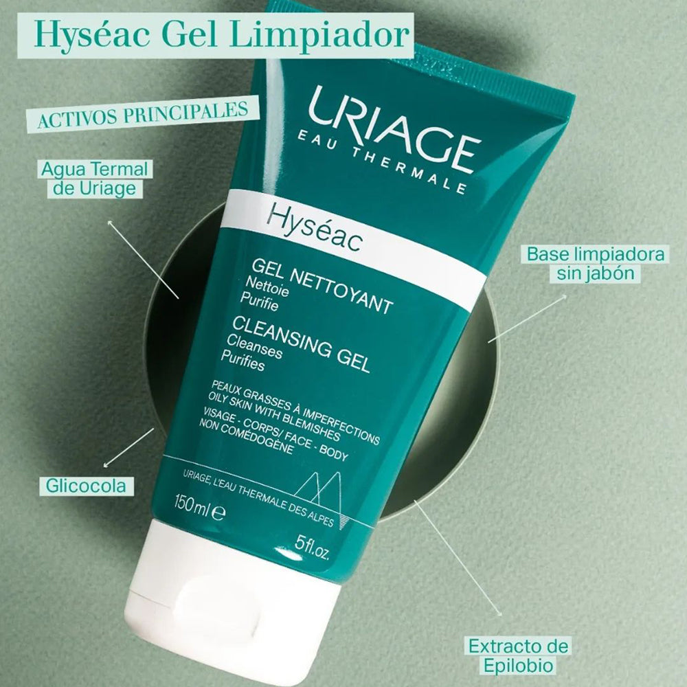 URIAGE HYSEAC GEL LIMPIADOR *150ML