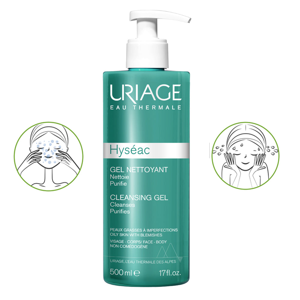 URIAGE HYSEAC GEL LIMPIADOR *500ML