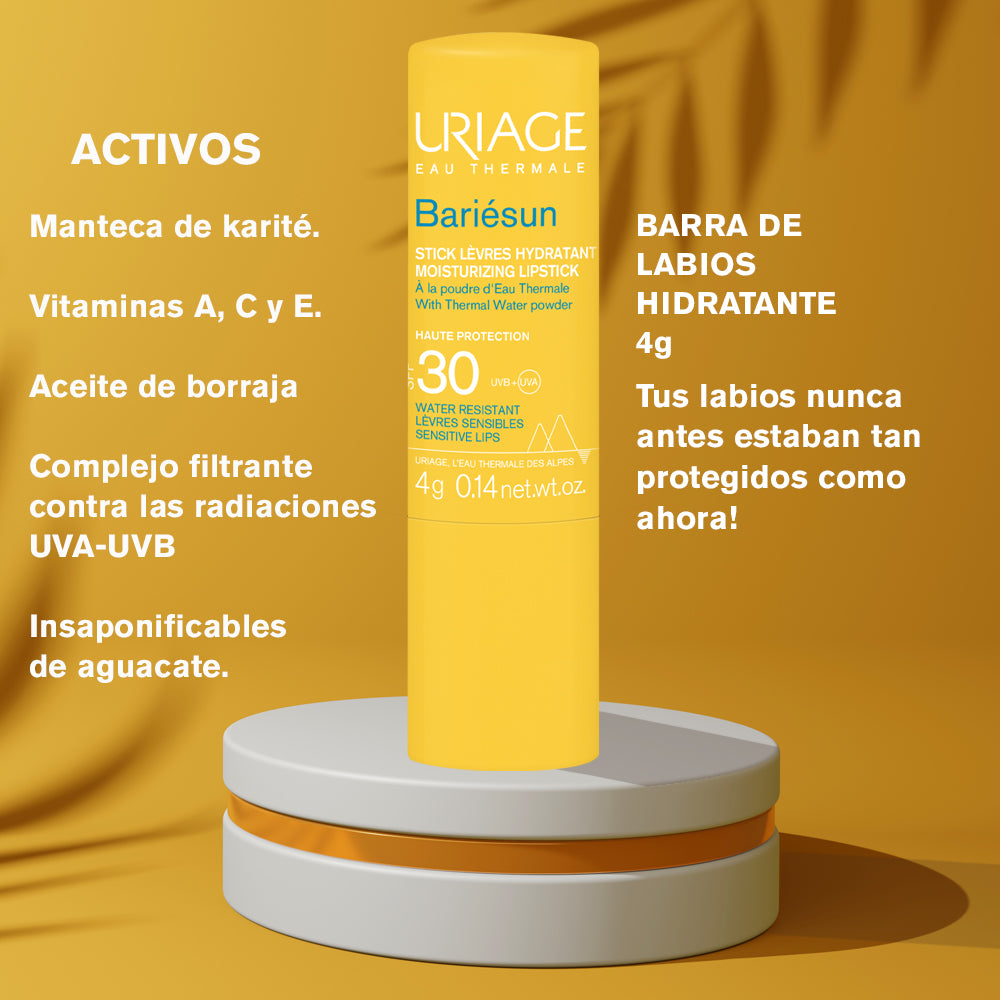 URIAGE BARIESUN STICK LABIOS SPF30 *4GR