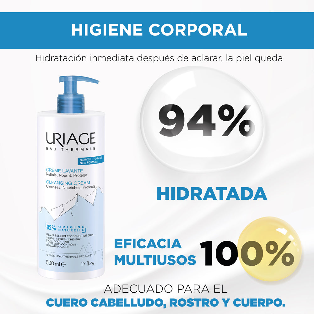 URIAGE PRIMERA CREMA LAVANTE *500ML