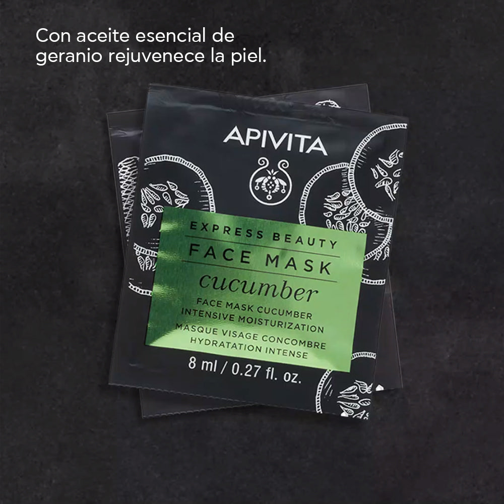 APIVITA FACE MASK - CUCUMBER *2 SOBRES