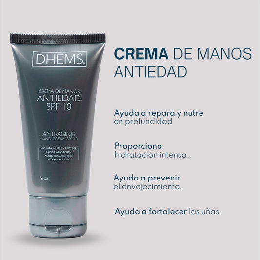 DHEMS CREMA DE MANOS ANTIEDAD10+ * 50ML
