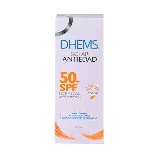 DHEMS SOLAR ANTIEDAD COLOR SPF50 *50ML