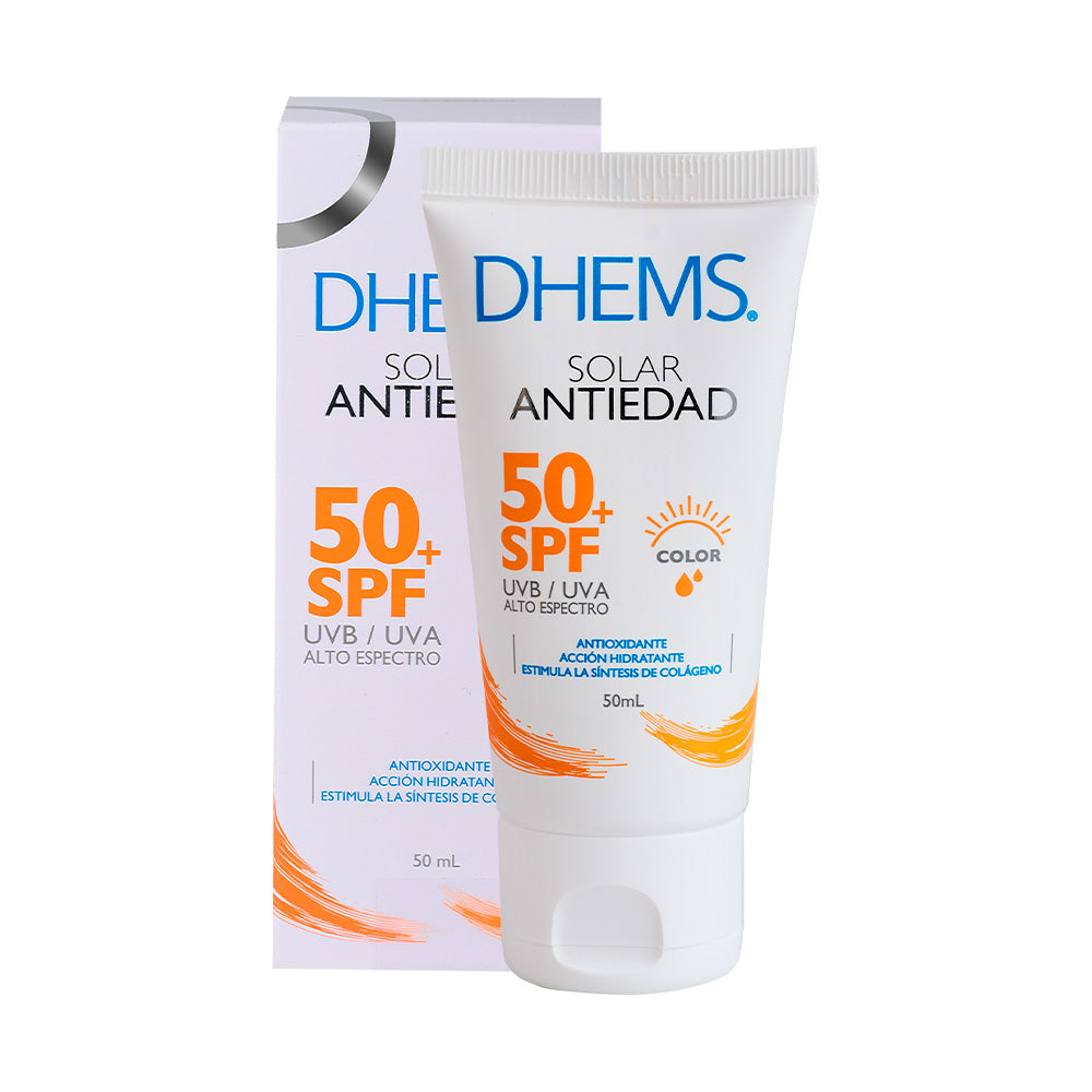 DHEMS SOLAR ANTIEDAD COLOR SPF50 *50ML