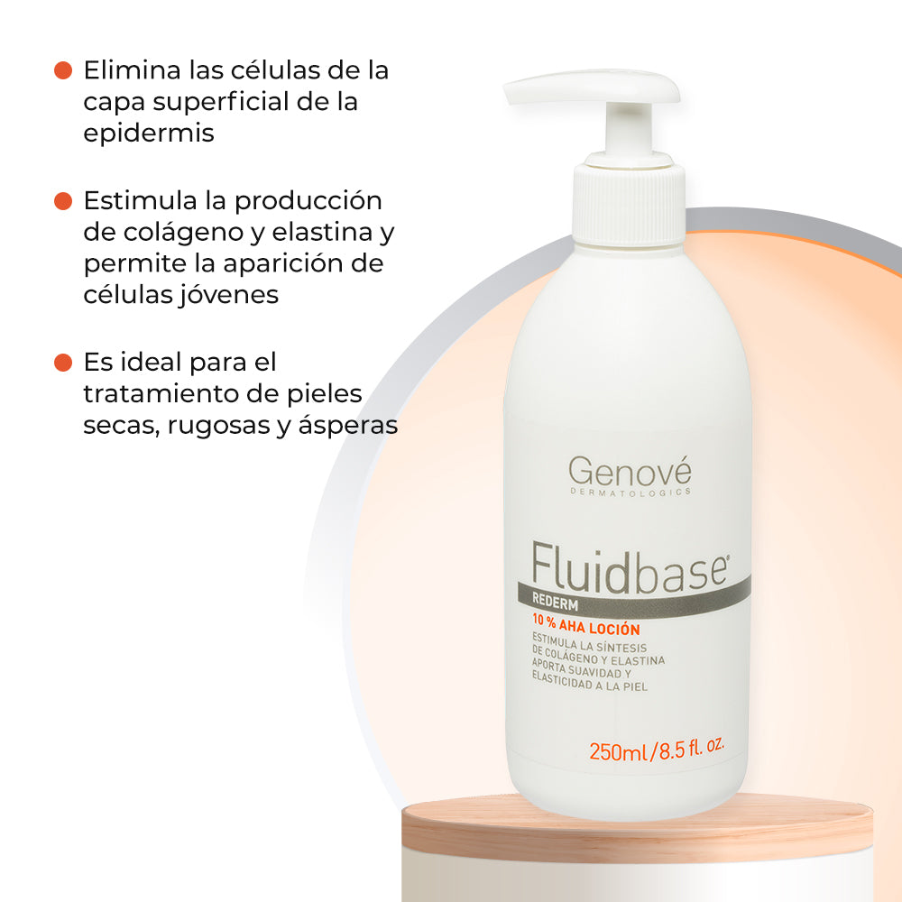 FLUIDBASE REDERM 10% AHA LOTION *250ML