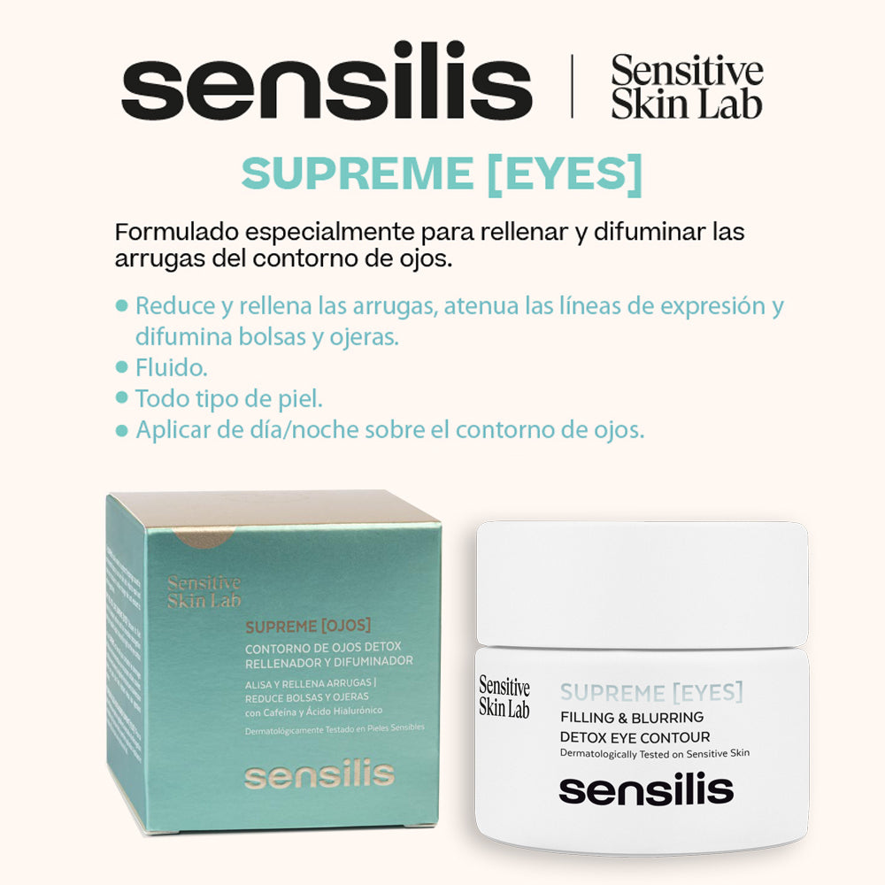 SENSILIS SUPREME CONTORNO DE OJOS DETOX *20ML