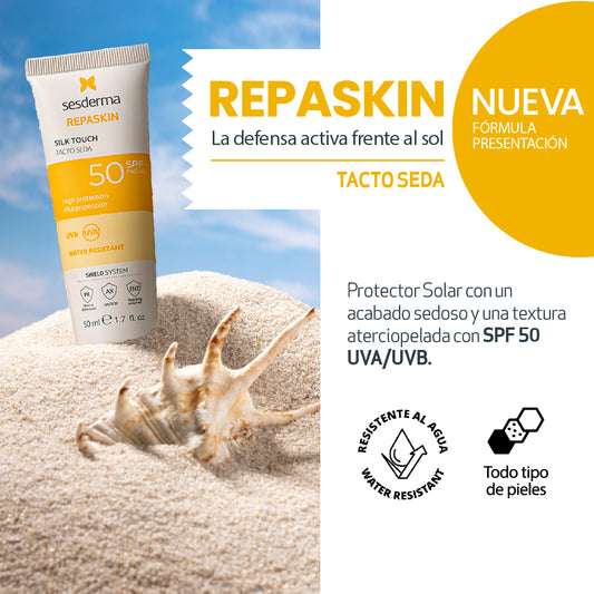 REPASKIN TACTO SEDA SPF50 *50ML