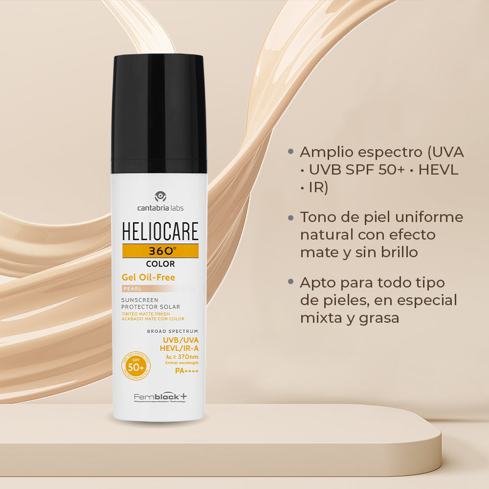 HELIOCARE 360º OIL FREE FPS50 PEARL *50M