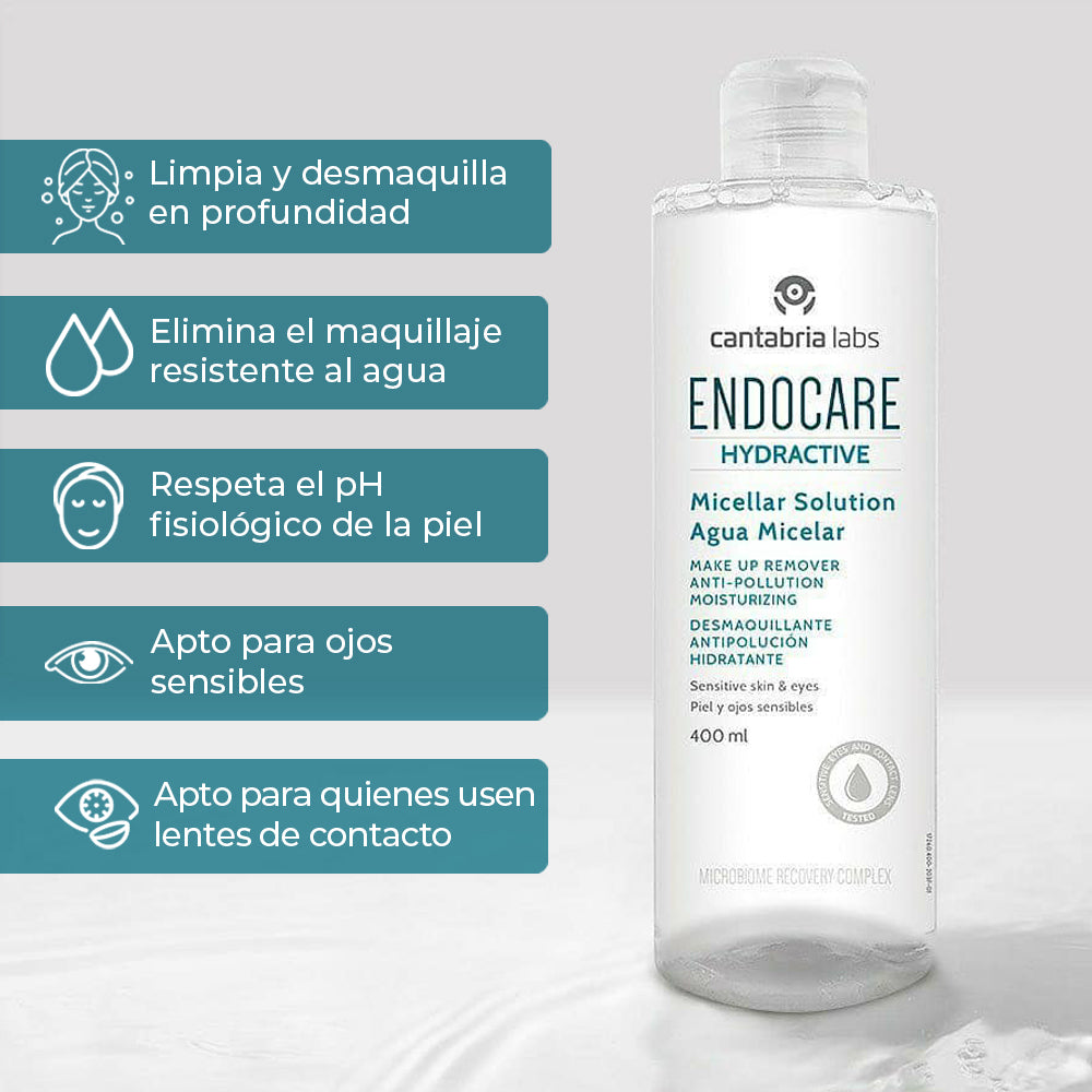 ENDOCARE HYDRACTIVE AGUA MICELAR *400ML