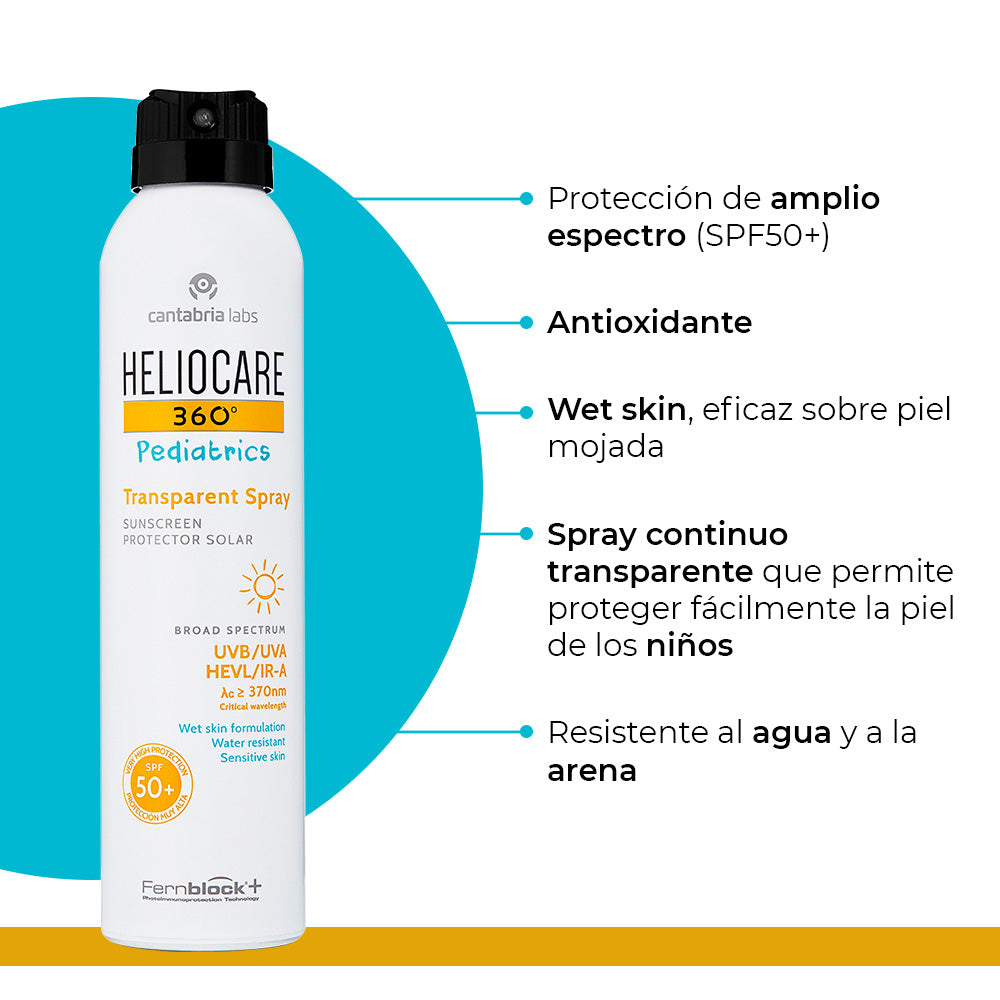 HELIOCARE 360º PED TRANSPARENT SPRAY 200