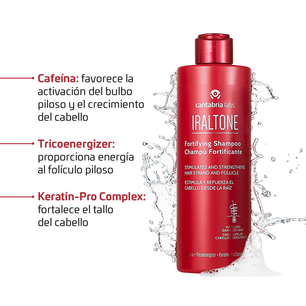 IRALTONE CHAMPU FORTIFICANTE *400ML