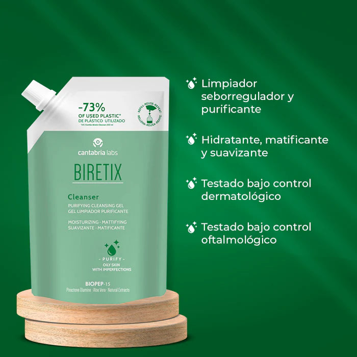 BIRETIX GEL LIMPIADOR REFILL *400ML