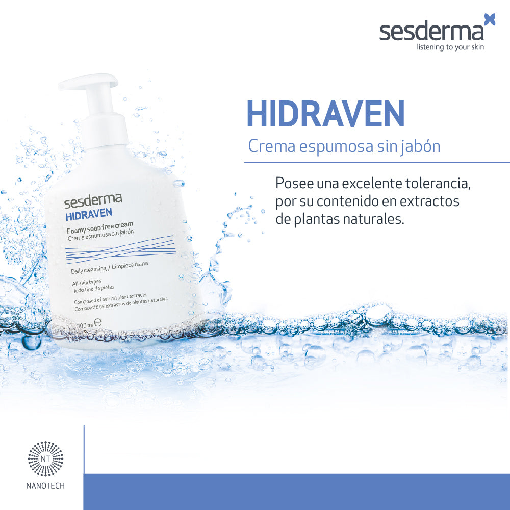 HIDRAVEN CREMA ESPUMOSA SIN JABON *300ML