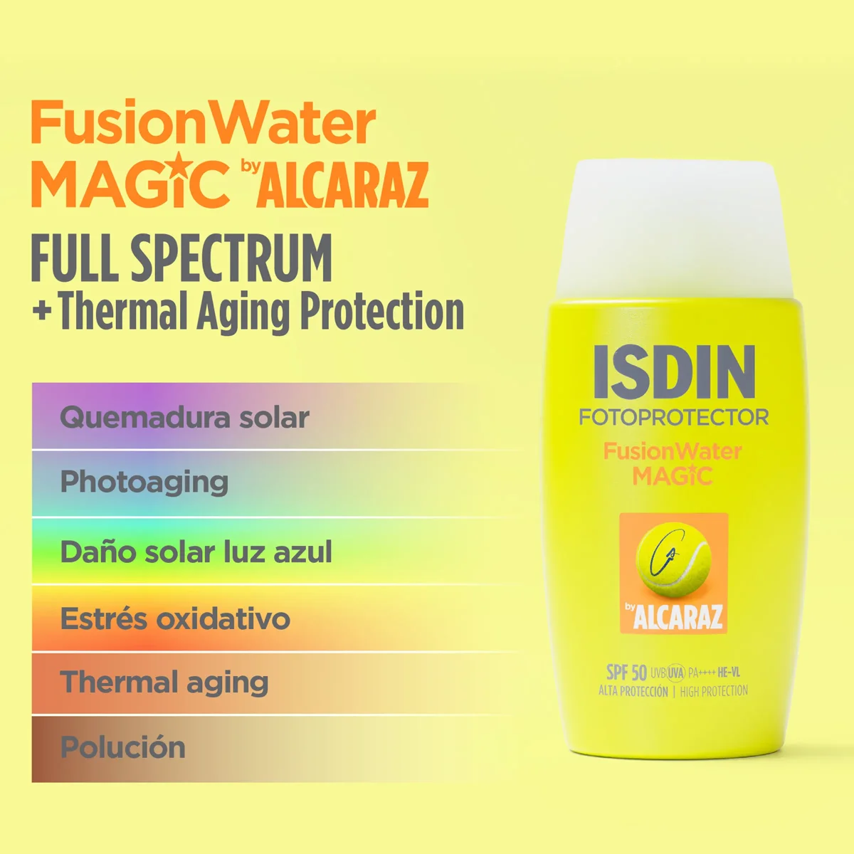 FOTO FUSION WATER MAGIC by ALCARAZ SPF50