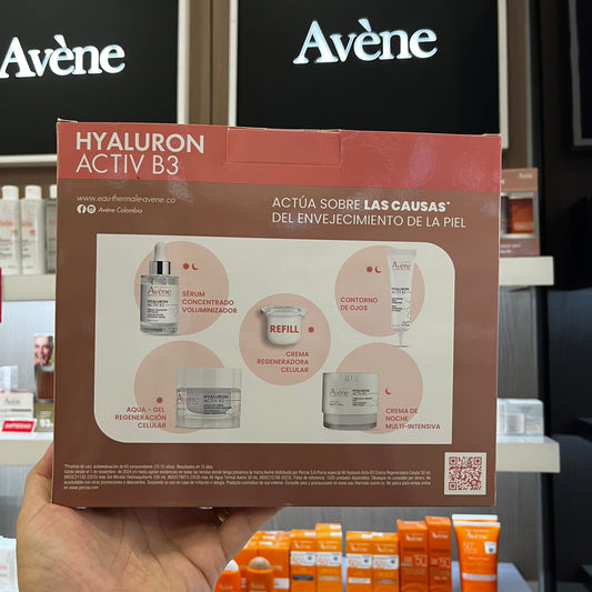 KIT HYALURON ACTIV B3 CREMA + (GRATIS) GEL MICELAR DESMAQUILLANTE + AGUA THERMAL 50ML