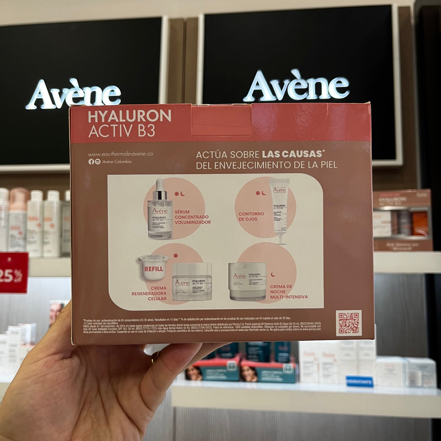 KIT AVENE HYALURON B3 CREMA + (GRATIS) AVENE SOLAR ANTIEDAD + AGUA THERMAL 50ML