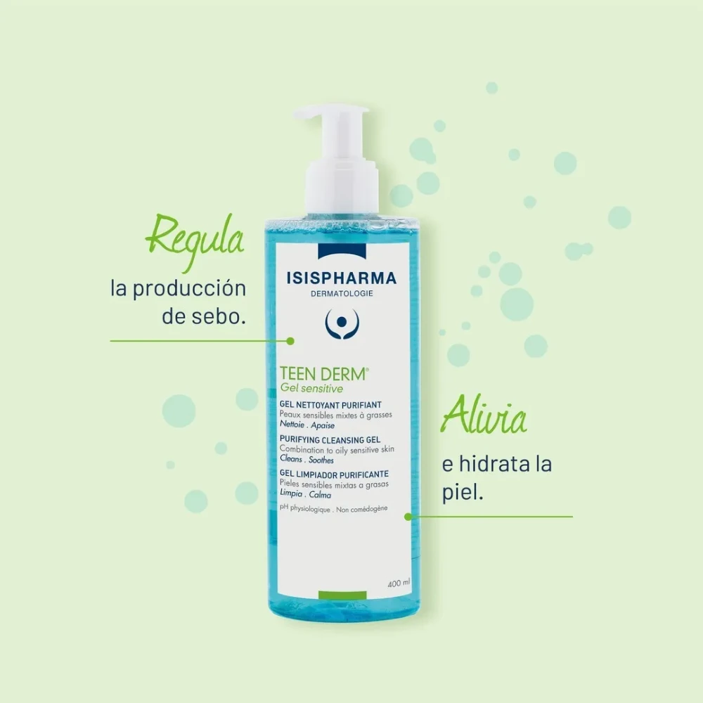 TEEN DERM GEL SENSITIVE *400ML