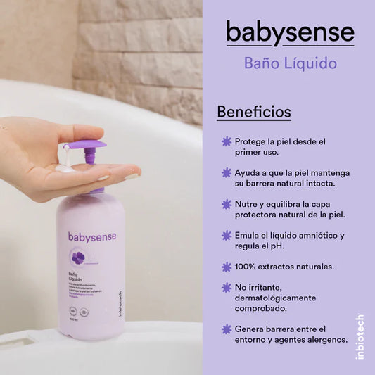 BABYSENSE BAÑO LIQUIDO *400ML