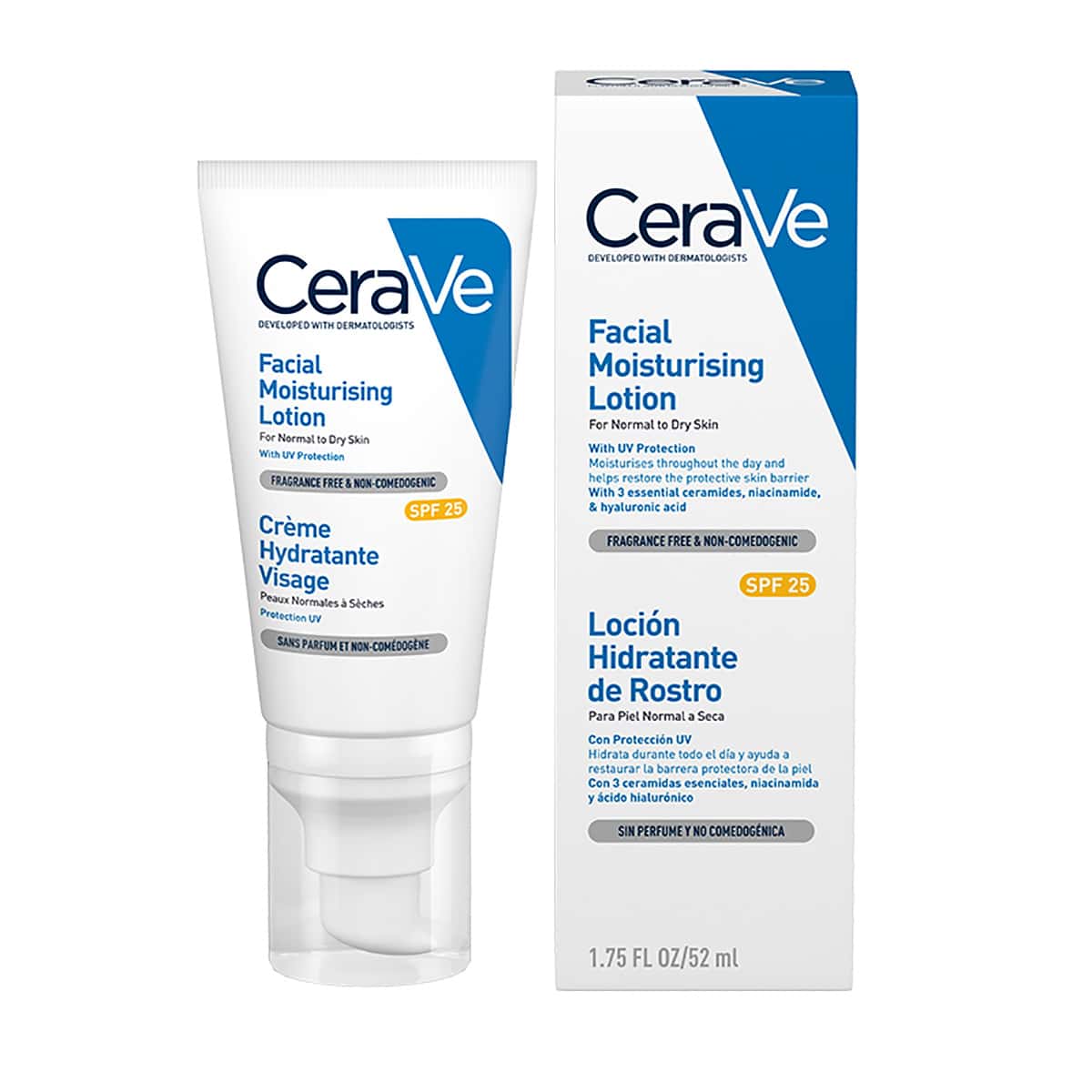 CERAVE HIDRATANTE FACIAL AM SPF25 *52ML