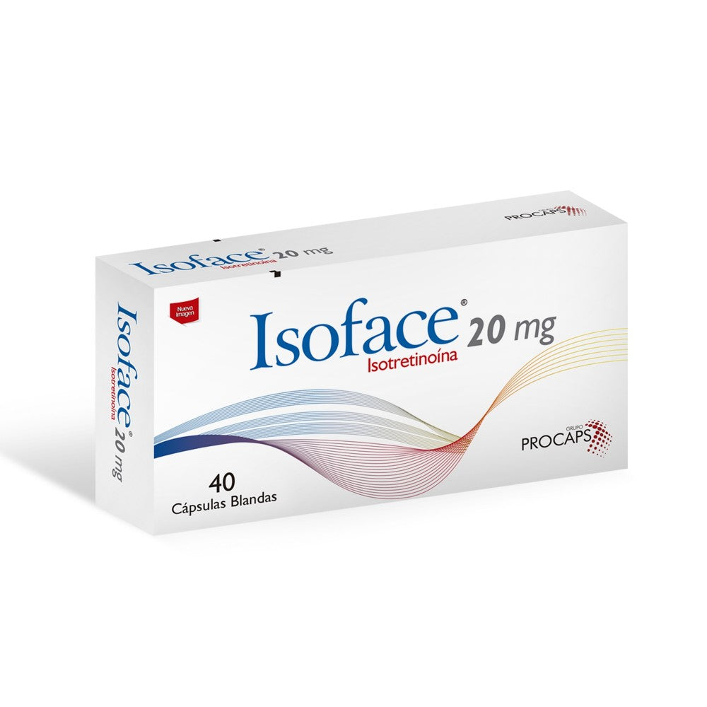 ISOFACE 20MG *40 CAPSULAS