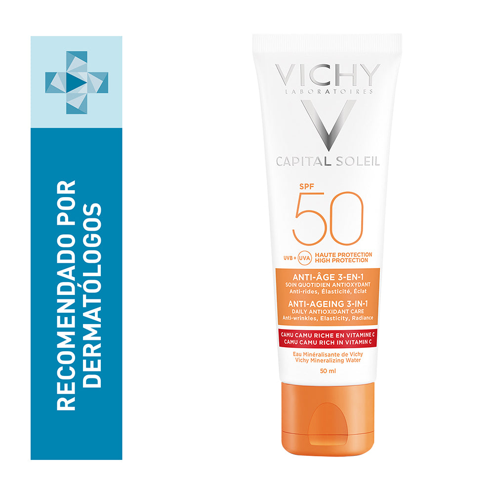 CAPITAL SOLEIL ANTI AGE (ANTI EDAD) SPF50 3EN1 *50ML