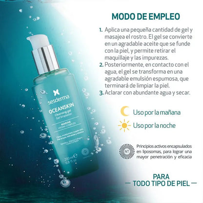 OCEANSKIN GEL LIMPIADOR *200ML