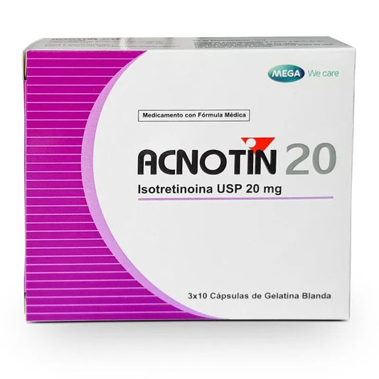 ACNOTIN 20 3X10 CAPSULAS