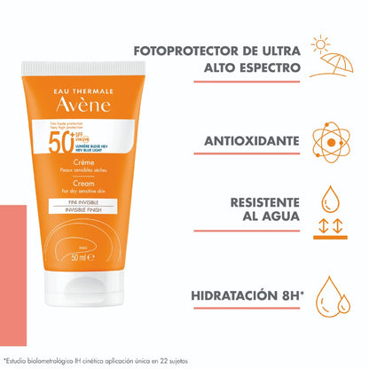 AVENE SOLAR CREMA 50+ *50ML