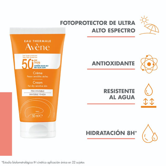 AVENE SOLAR CREMA 50+ *50ML