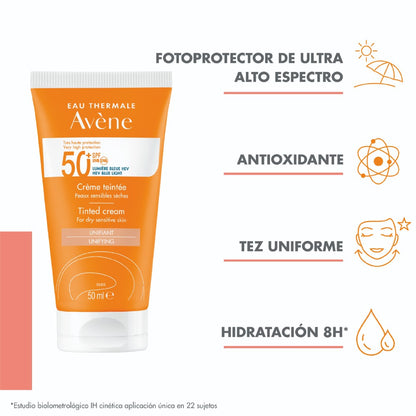 AVENE SOLAR CREMA 50+ COLOR *50ML