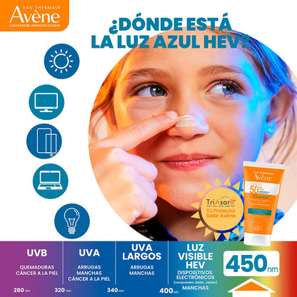 AVENE SOLAR CREMA 50+ COLOR *50ML