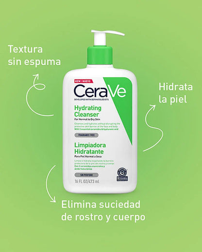 CERAVE LIMPIADOR HIDRATANTE *473ML