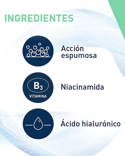 CERAVE GEL LIMPIADOR ESPUMOSO *473ML