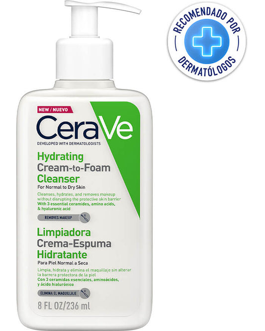 CERAVE LIMPIADOR CREMA ESPUMA *236ML