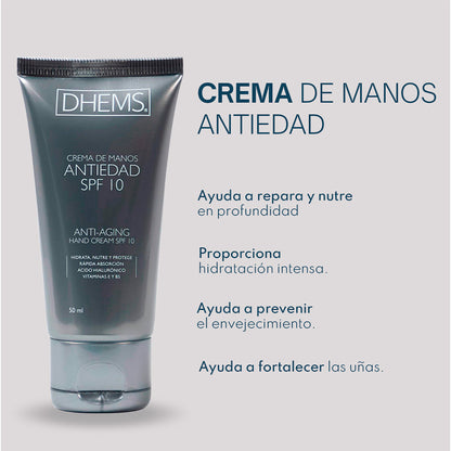 DHEMS CREMA DE MANOS ANTIEDAD10+ * 50ML