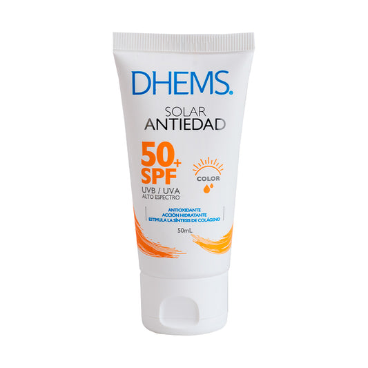 DHEMS SOLAR ANTIEDAD COLOR SPF50 *50ML