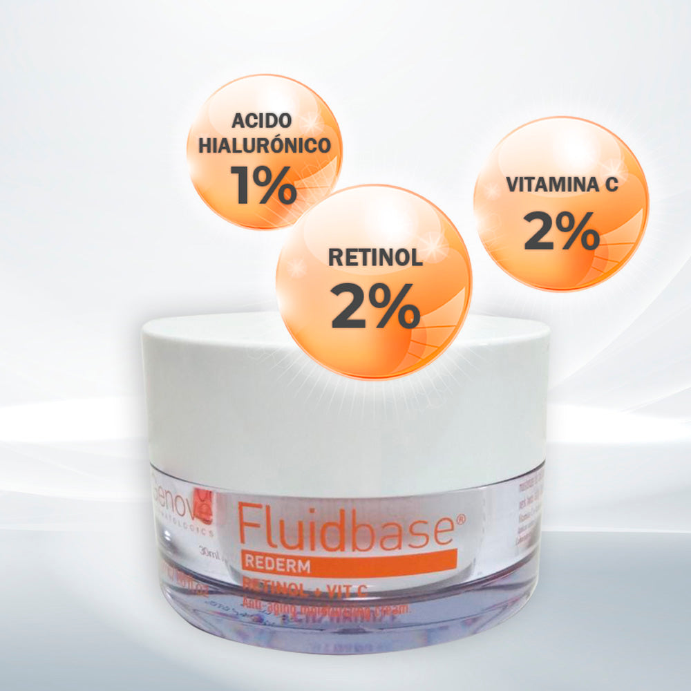 FLUIDBASE REDERM RETINOL +VITC CREMA *30