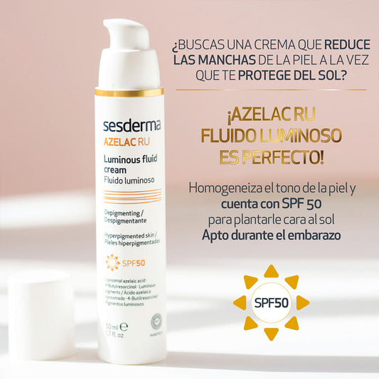 AZELAC RU FLUIDO LUMINOSO SPF50 DESPIGMENTANTE *50ML