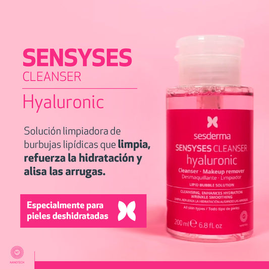SENSYSES CLEANSER HYALURONIC DESMAQUILLANTE Y LIMPIADOR *200ML